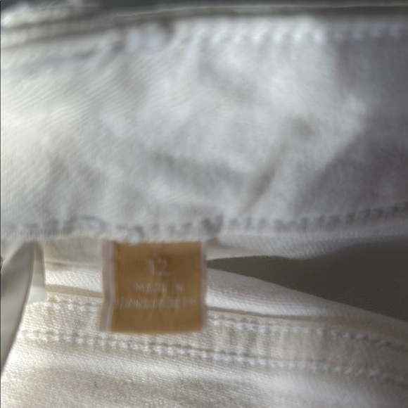Michael Kors Cream Bootcut Jeans - Picture 10 of 11